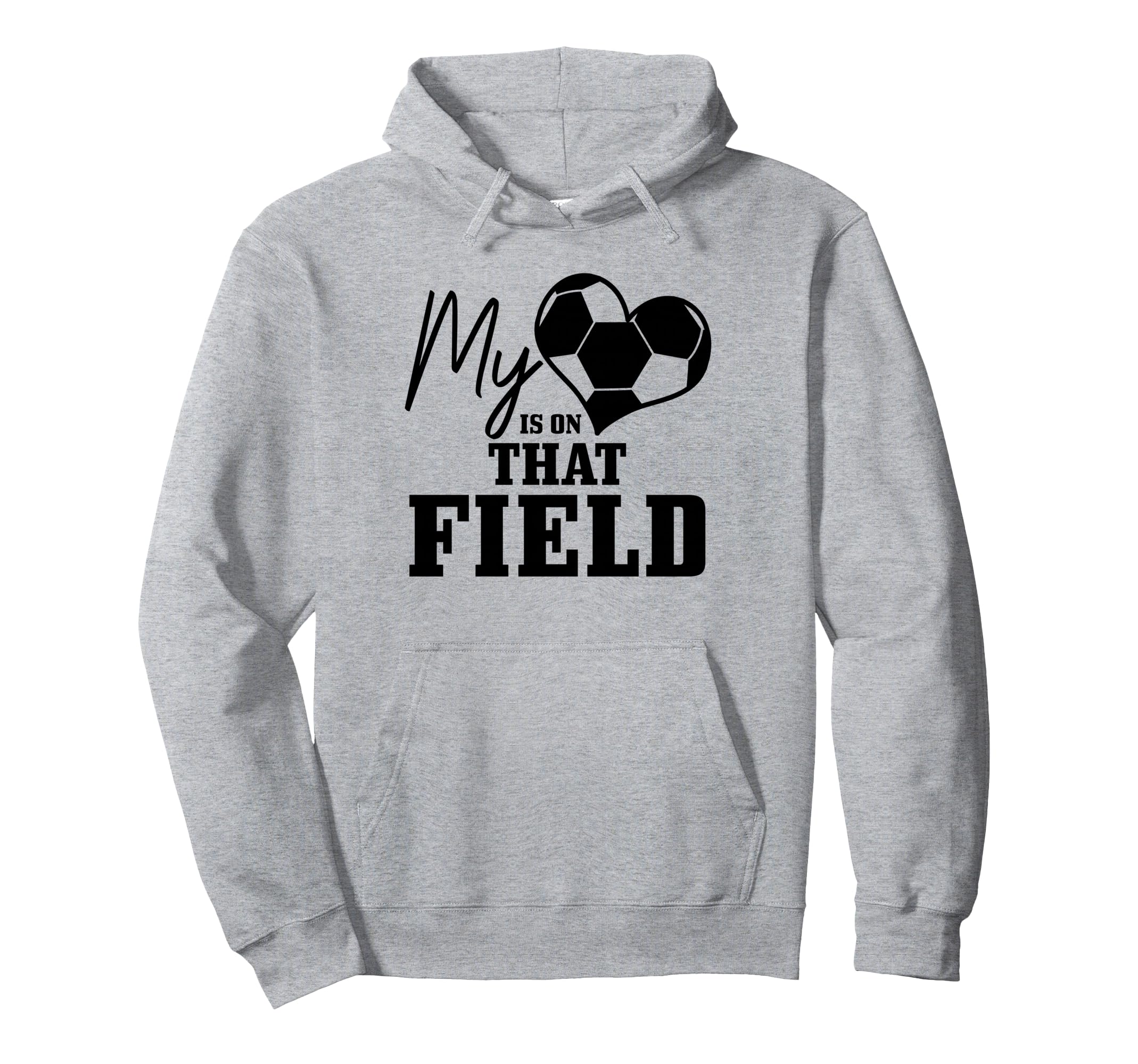 Soccer Mom My Heart Is That Field Coach Hoodie - Unique Graphic Unisex - T-Shirt, Sweatshirt, Hoodie