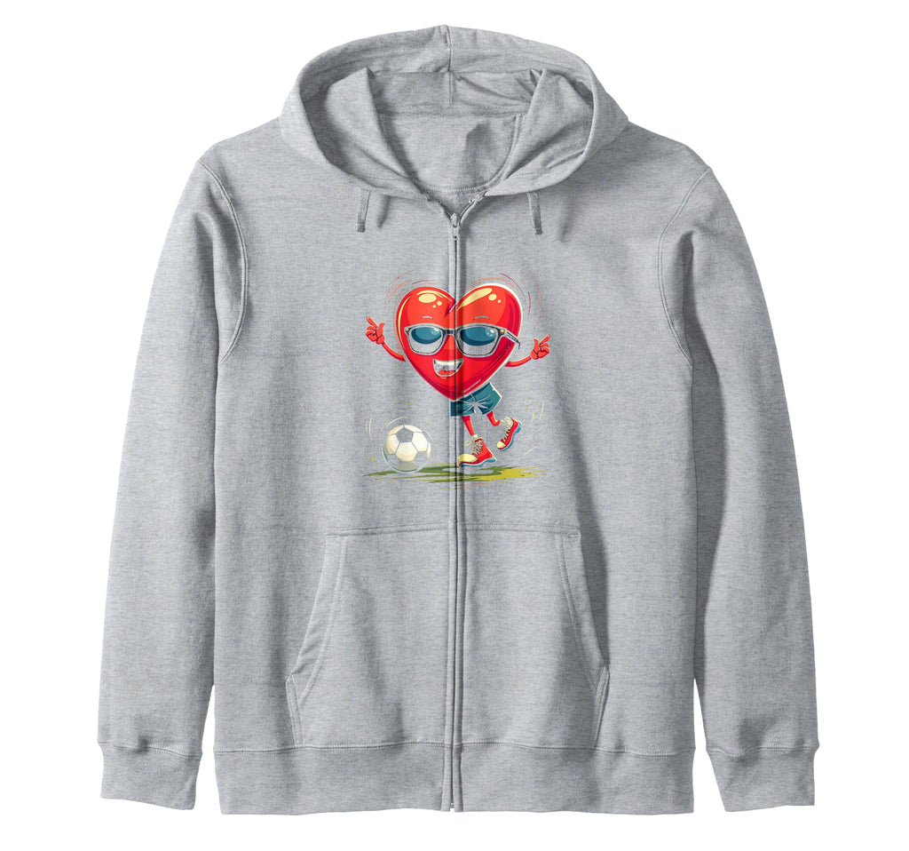 Heart Soccer Gift T-Shirt - Aesthetic Graphic Men Women - T-Shirt, Sweatshirt, Hoodie
