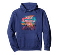 Funny Rollerskating Make America Skate Hoodie - Novelty Apparel Unisex - T-Shirt, Sweatshirt, Hoodie