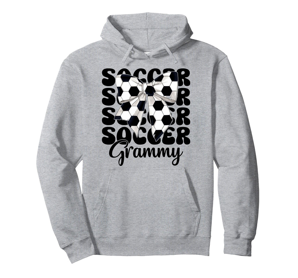 Soccer Grammy Soccer Grandma Nana Coquette Hoodie - Novelty Apparel Unisex - T-Shirt, Sweatshirt, Hoodie