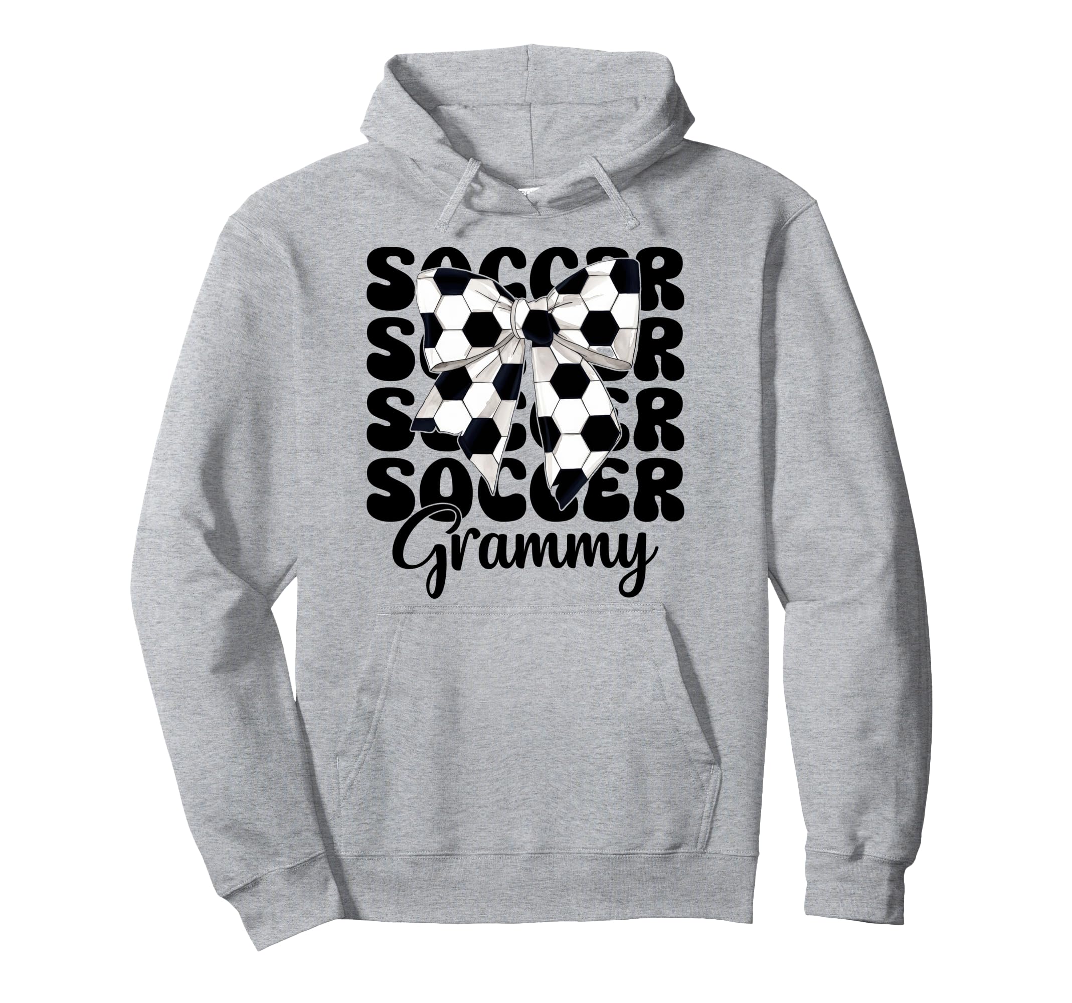 Soccer Grammy Soccer Grandma Nana Coquette Hoodie - Novelty Apparel Unisex - T-Shirt, Sweatshirt, Hoodie