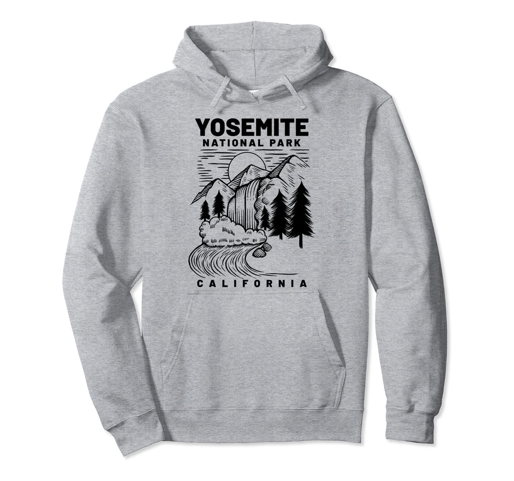 Yosemite National Park California Hoodie - Fun Novelty Design for Adults - T-Shirt, Sweatshirt, Hoodie