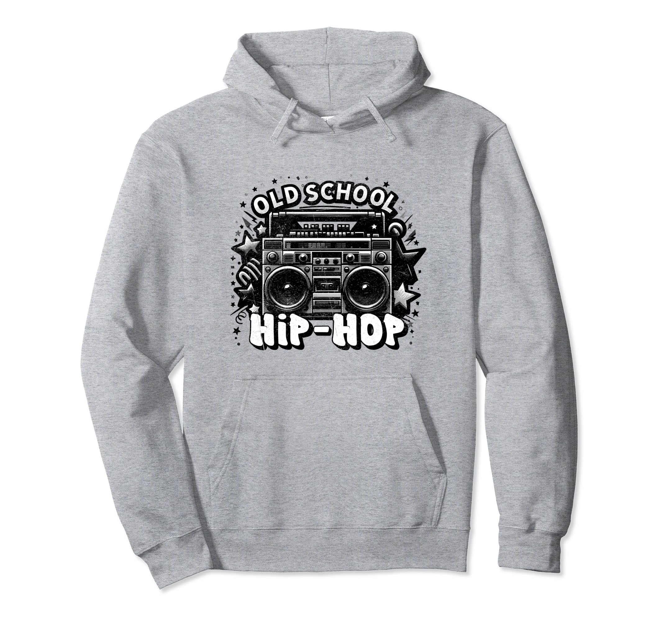 Old School Hip Hop Fan 80S 90S Hip Hop Rap Hoodie - Novelty Apparel Unisex - T-Shirt, Sweatshirt, Hoodie