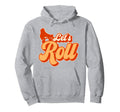 Roller Skating Skate 1970S Lets Roll Hoodie - Aesthetic Graphic Unisex - T-Shirt, Sweatshirt, Hoodie