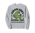 Everglades National Park Alligator Art Sweatshirt - Minimalist Print Unisex - T-Shirt, Sweatshirt, Hoodie
