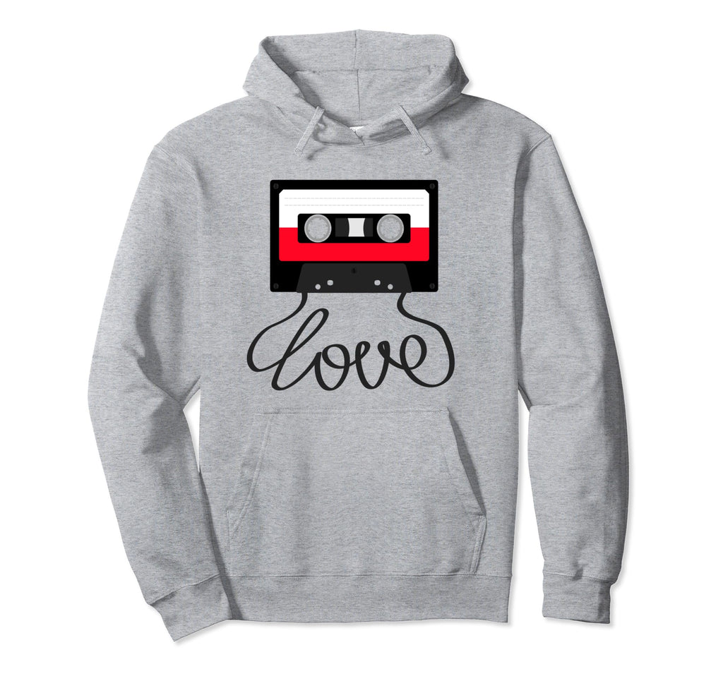 Cassette Tape Love 80S 90S Music Hoodie - Novelty Apparel Unisex - T-Shirt, Sweatshirt, Hoodie