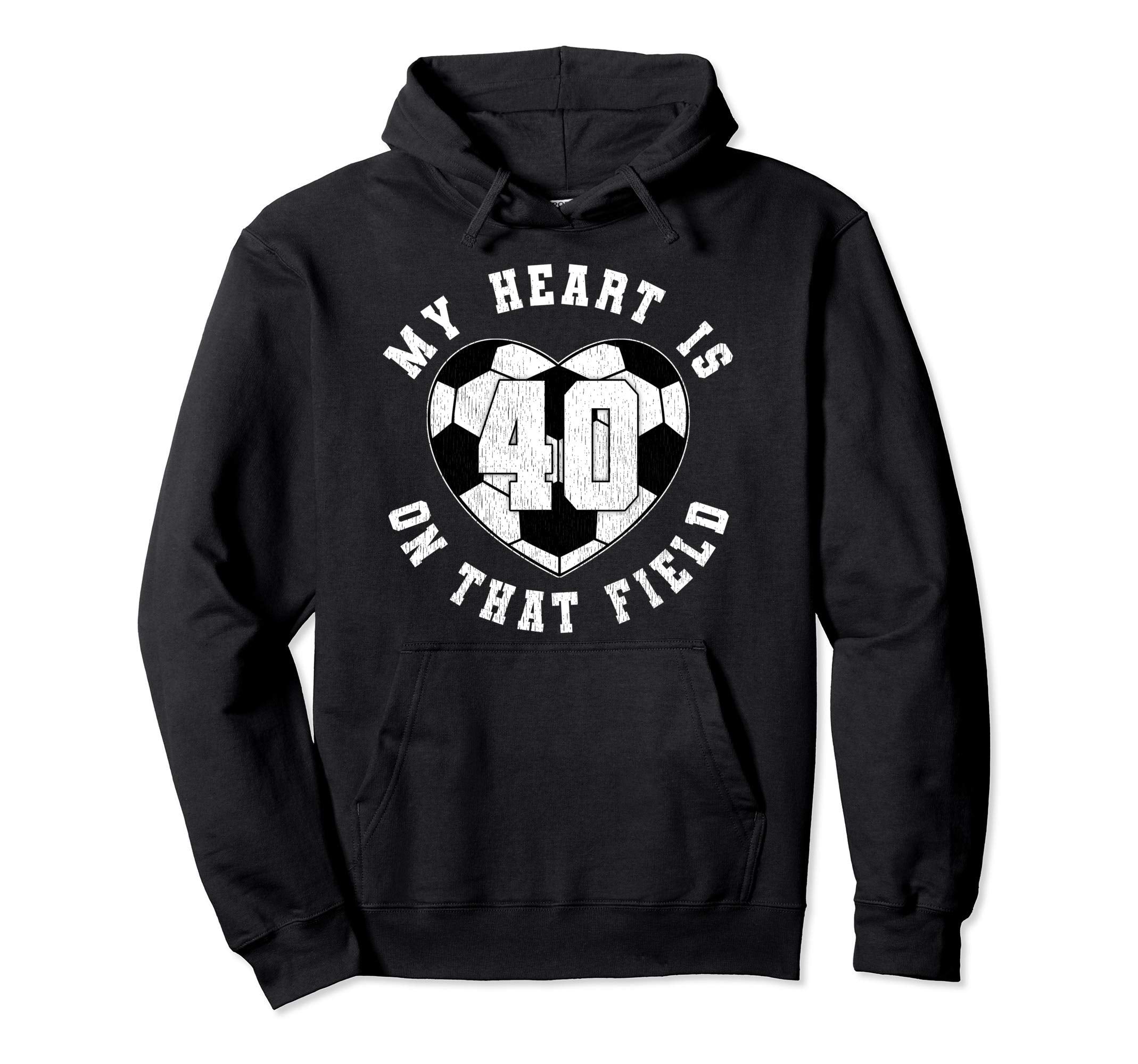 Soccer Player Mom Dad Jersey Number Hoodie - Fun Novelty Design for Adults - T-Shirt, Sweatshirt, Hoodie