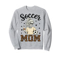 Skeleton Soccer Mom Coffee Leopard Sweatshirt - Trendy Graphic Unisex - T-Shirt, Sweatshirt, Hoodie