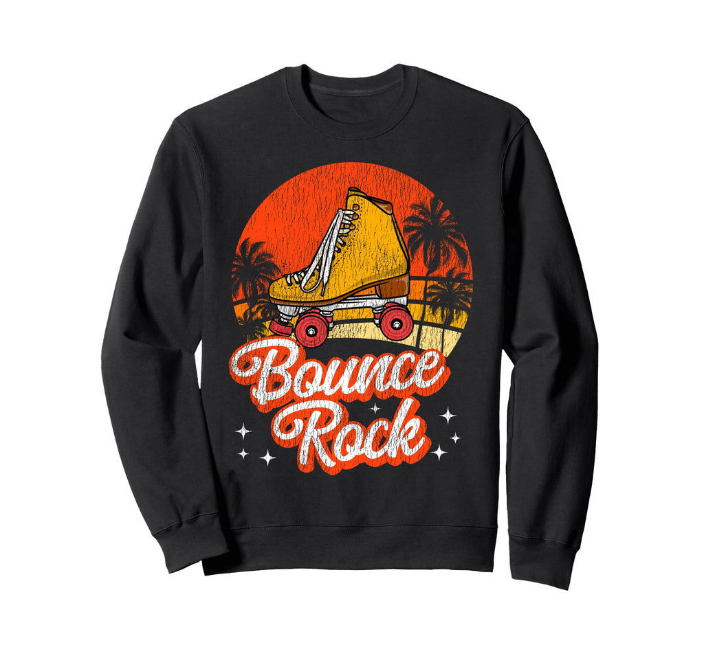 Roller Skating Skate 1970S Beach Sweatshirt - Minimalist Print Men Women - T-Shirt, Sweatshirt, Hoodie