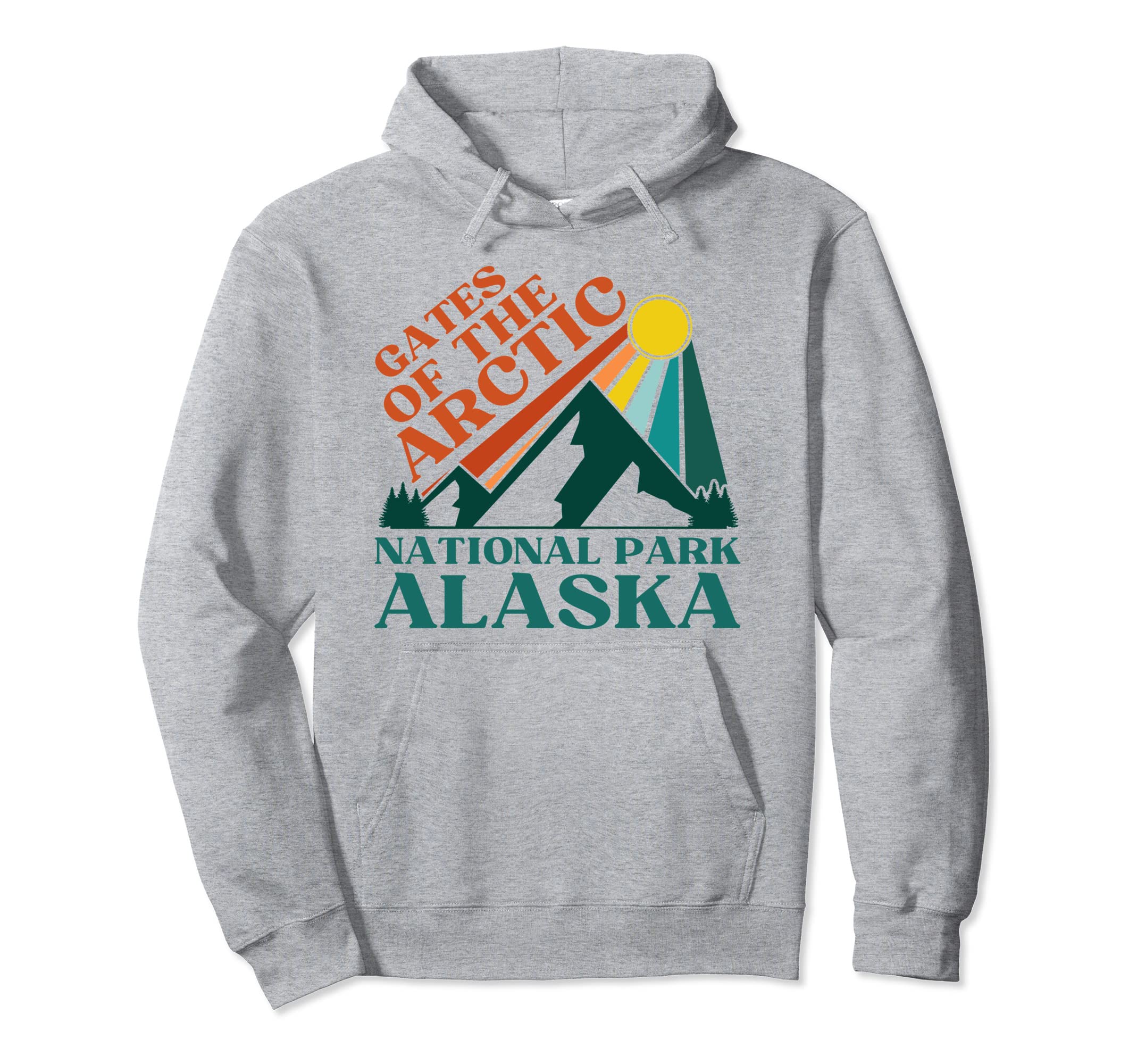 Gates Arctic National Park Alaska Hoodie - Fun Novelty Design for Adults - T-Shirt, Sweatshirt, Hoodie