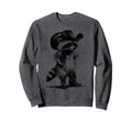 Raccoon Cowboy Cowgirl Western Sweatshirt - Casual Everyday Wear Men Women - T-Shirt, Sweatshirt, Hoodie