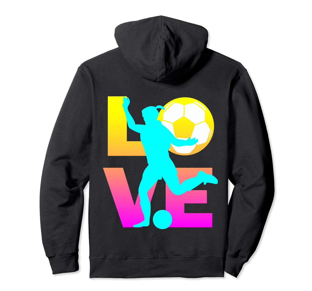 Love Soccer Ball Teen Hoodie - Custom Art Print Unisex - T-Shirt, Sweatshirt, Hoodie