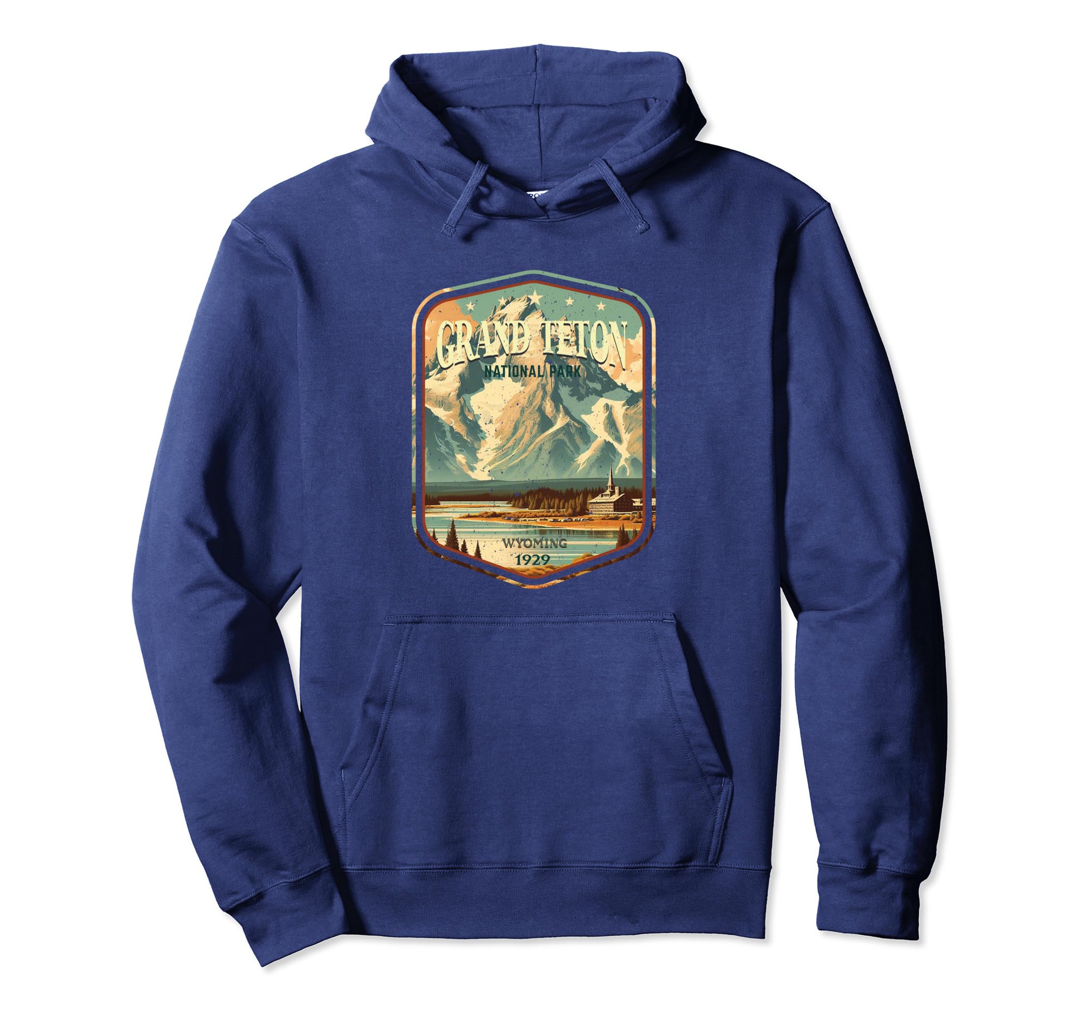 Grand Teton National Park Stars Hoodie - Casual Everyday Wear Men Women - T-Shirt, Sweatshirt, Hoodie