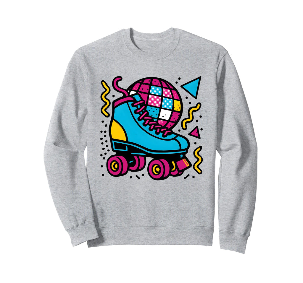 Roller Skate Disco Vibes Skating Sweatshirt - Streetwear Style Men Women - T-Shirt, Sweatshirt, Hoodie