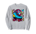 Roller Skate Disco Vibes Skating Sweatshirt - Streetwear Style Men Women - T-Shirt, Sweatshirt, Hoodie