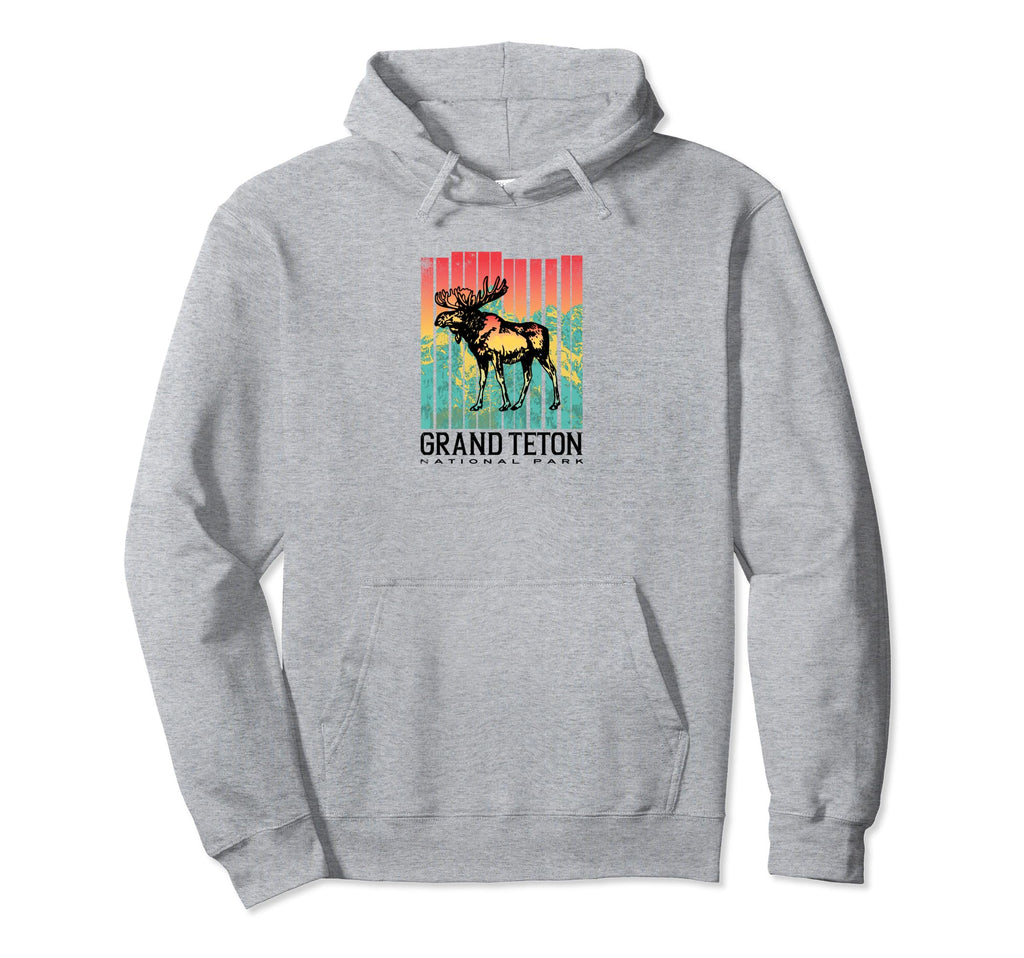 Grand Teton National Park Colorful Hoodie - Custom Art Print for Adults - T-Shirt, Sweatshirt, Hoodie