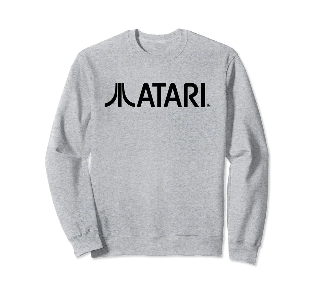 Atari Gaming Logo Black Sweatshirt - Casual Everyday Wear for Adults - T-Shirt, Sweatshirt, Hoodie