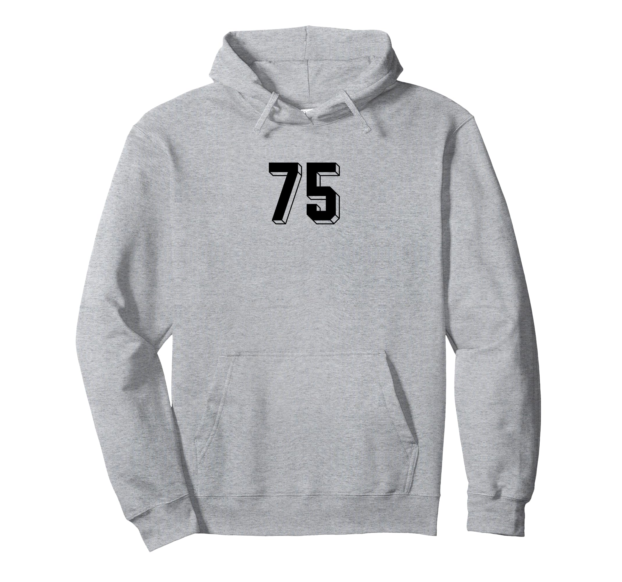 Number 75 80S 90S Soccer Team Jersey Hoodie - Trendy Graphic for Adults - T-Shirt, Sweatshirt, Hoodie