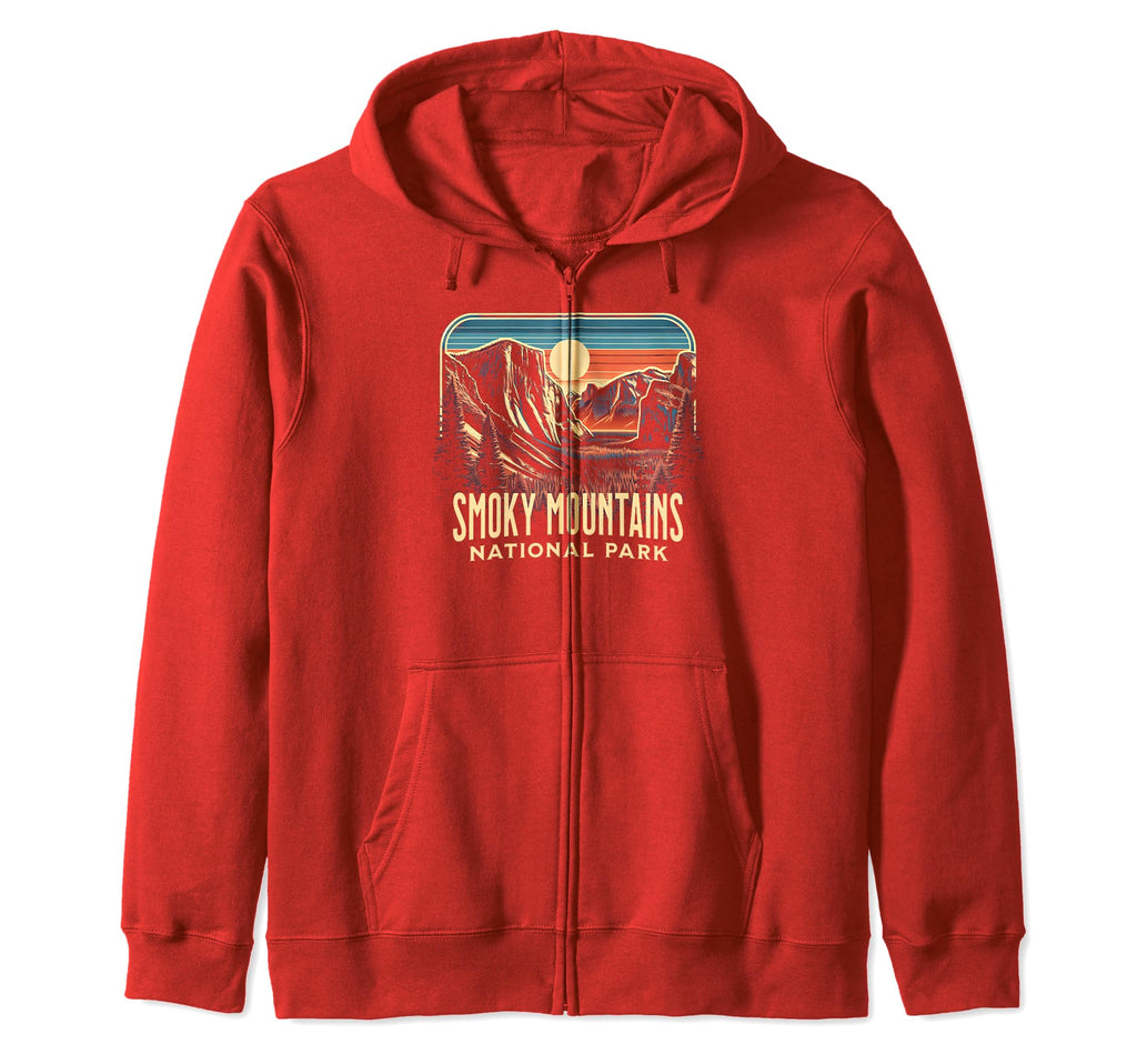 Great Smoky Mountains National Sweatshirt - Minimalist Print Men Women - T-Shirt, Sweatshirt, Hoodie