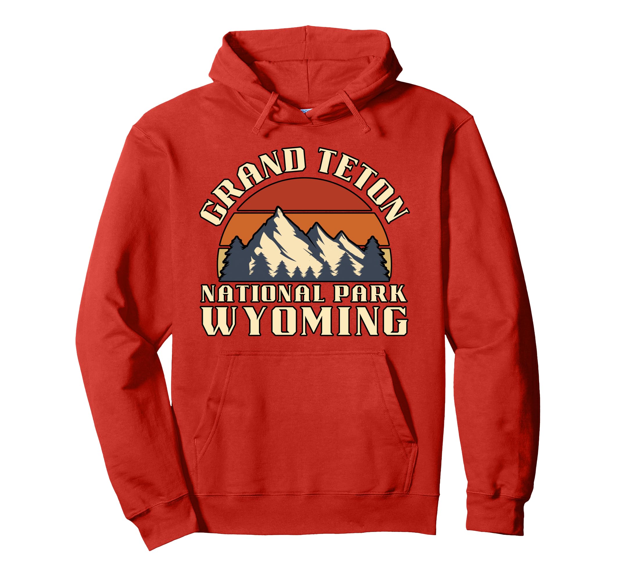 Grand Teton National Park Wyoming Usa T-Shirt - Custom Art Print Unisex - T-Shirt, Sweatshirt, Hoodie