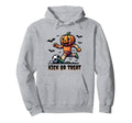 Soccer Halloween Funny Pumpkin Autumn Fall Hoodie - Graphic Print Unisex - T-Shirt, Sweatshirt, Hoodie
