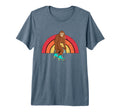 Roller Skating Bigfoot 80S Sasquatch T-Shirt - Graphic Print Men Women - T-Shirt, Sweatshirt, Hoodie