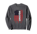 American Flag Soccer Rustic Sweatshirt - Minimalist Print Men Women - T-Shirt, Sweatshirt, Hoodie