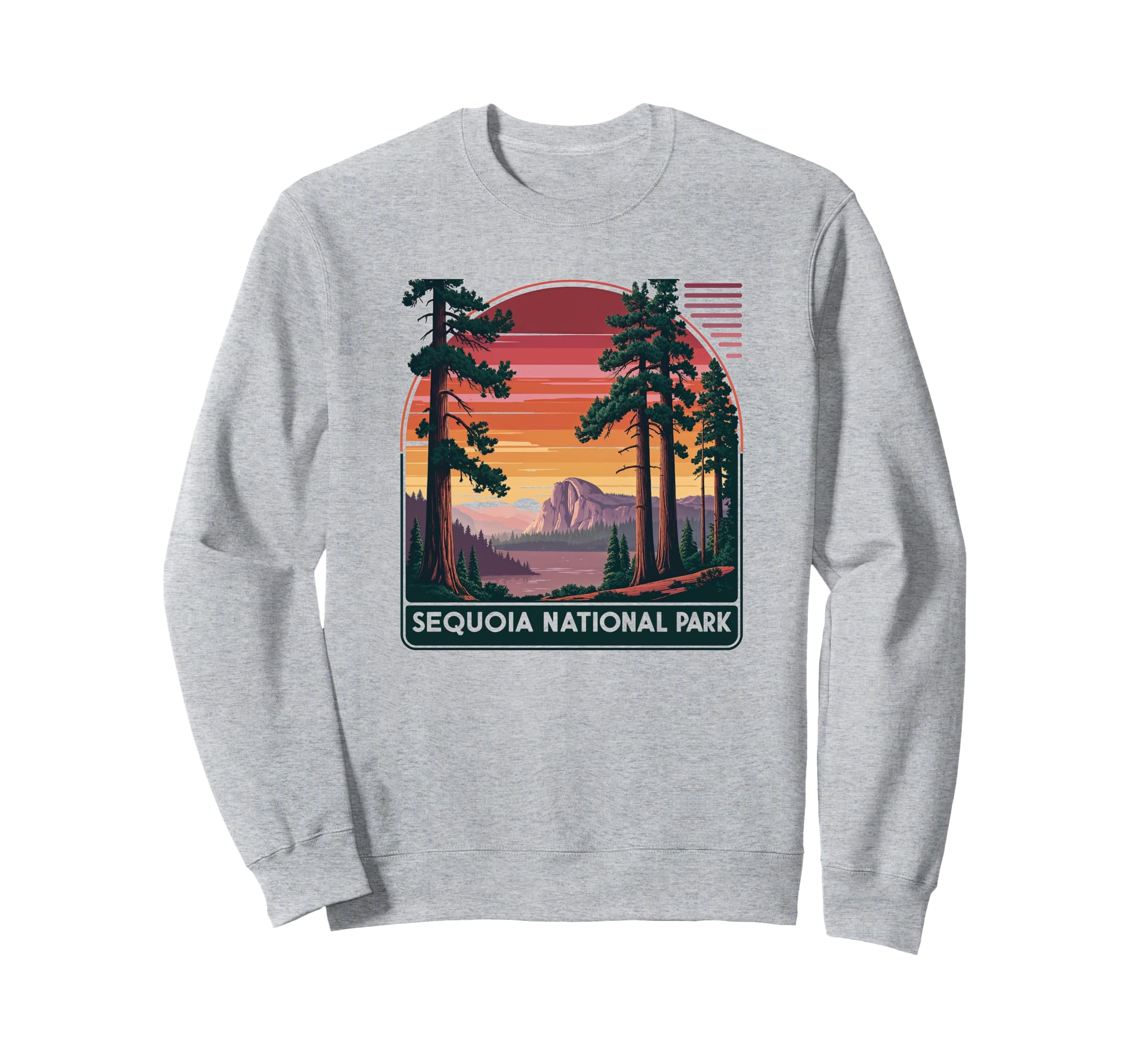 Sequoia National Park Sunset Sweatshirt - Unique Graphic Men Women - T-Shirt, Sweatshirt, Hoodie