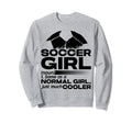 Soccer Same As Normal Just Much Sweatshirt - Aesthetic Graphic for Adults - T-Shirt, Sweatshirt, Hoodie