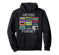 Never Forget Cassette Tapes 80S Hoodie - Novelty Apparel Unisex - T-Shirt, Sweatshirt, Hoodie