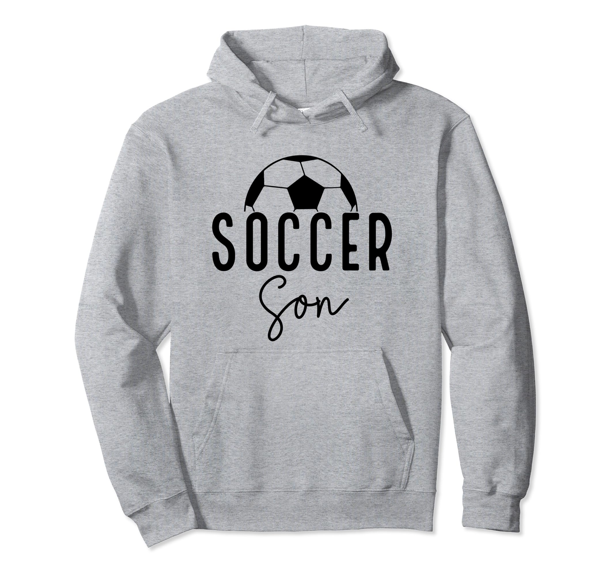 Soccer Son Player Coach Fan Game Day Hoodie - Trendy Graphic Men Women - T-Shirt, Sweatshirt, Hoodie