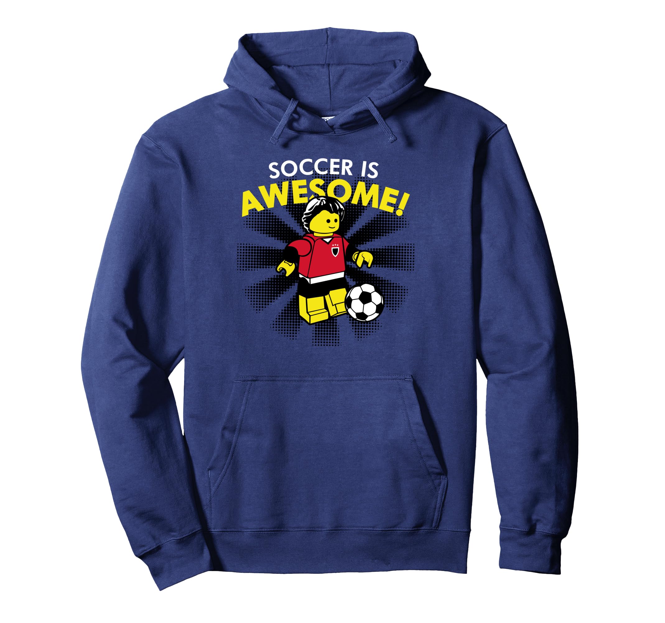 Soccer Is Awesome Funny Hoodie - Casual Everyday Wear Men Women - T-Shirt, Sweatshirt, Hoodie