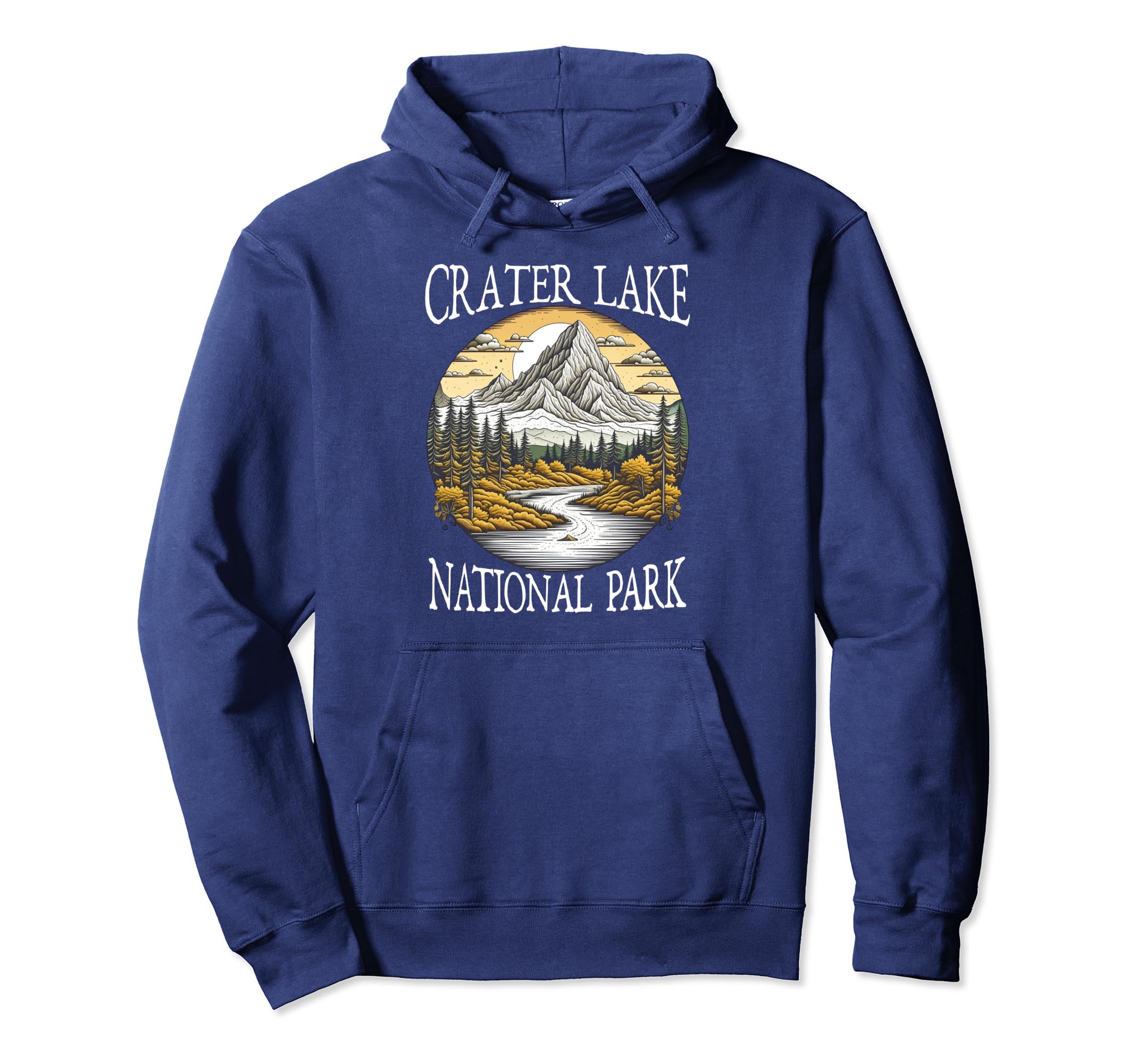 Crater Lake National Park Oregon Sweatshirt - Unique Graphic for Adults - T-Shirt, Sweatshirt, Hoodie