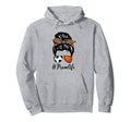 Soccer And Basketball Mom Life Messy Hoodie - Minimalist Print for Adults - T-Shirt, Sweatshirt, Hoodie