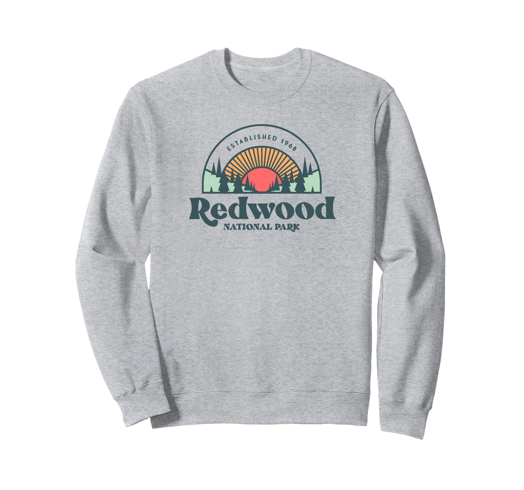 Family Vacation Redwood National Sweatshirt - Aesthetic Graphic Men Women - T-Shirt, Sweatshirt, Hoodie