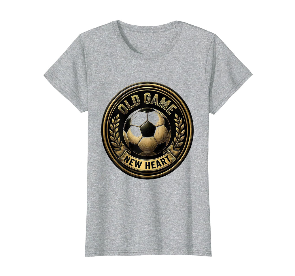 Soccer Ball Old Game New Heart T-Shirt - Casual Everyday Wear Men Women - T-Shirt, Sweatshirt, Hoodie