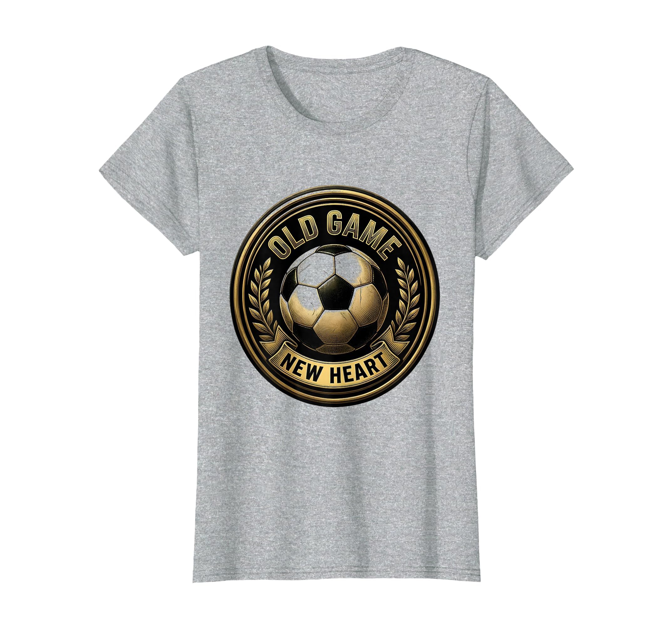 Soccer Ball Old Game New Heart T-Shirt - Casual Everyday Wear Men Women - T-Shirt, Sweatshirt, Hoodie
