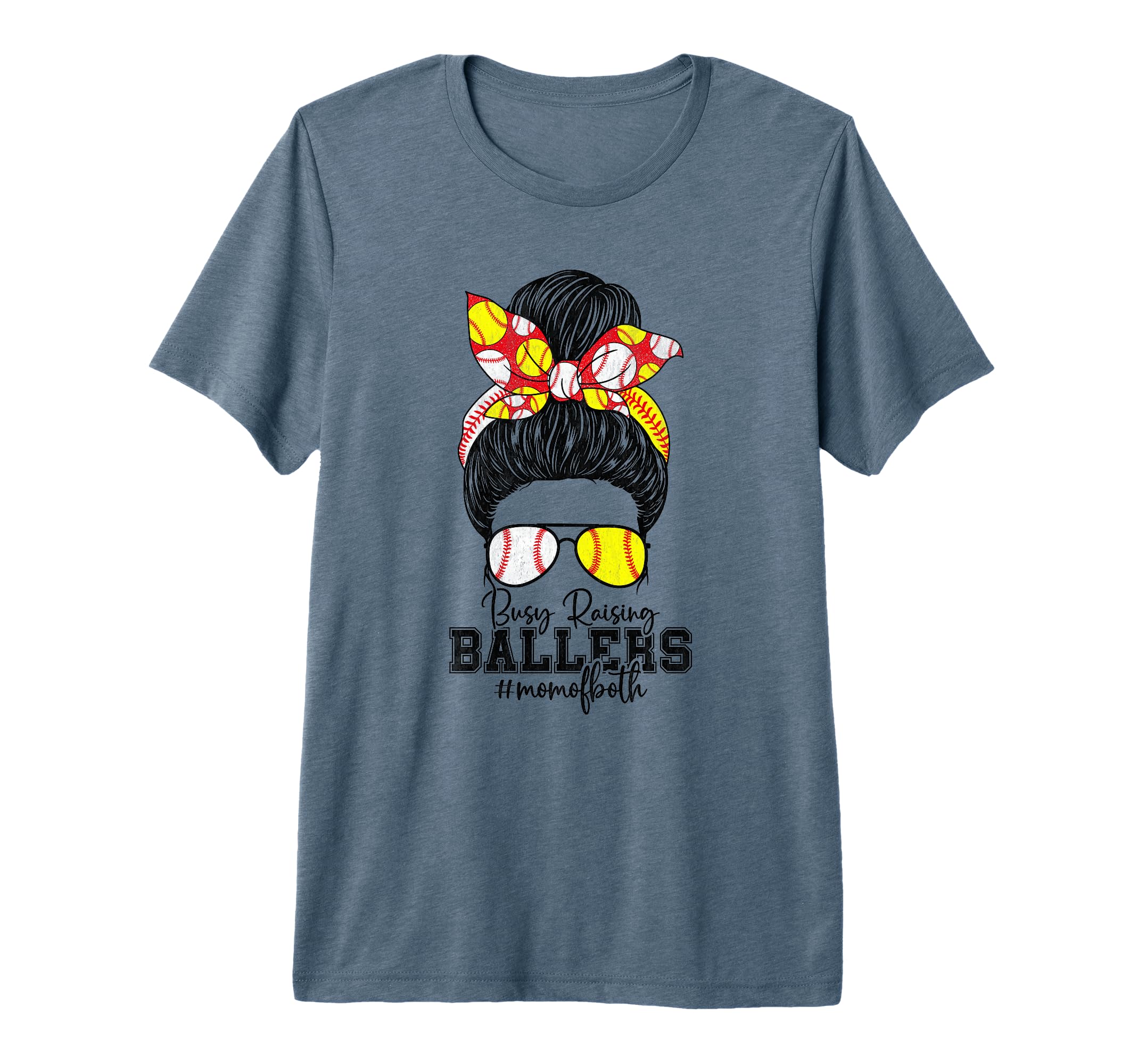 Busy Raising Ballers Softball Funny T-Shirt - Streetwear Style Men Women - T-Shirt, Sweatshirt, Hoodie