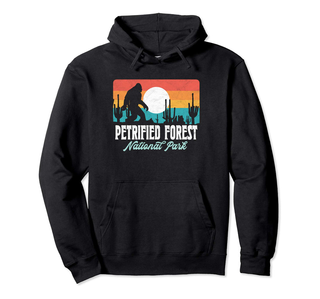 Petrified Forest National Park Bigfoot Hoodie - Minimalist Print for Adults - T-Shirt, Sweatshirt, Hoodie