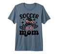 Soccer Mom Mama Messy Bun Soccer T-Shirt - Graphic Print for Adults - T-Shirt, Sweatshirt, Hoodie