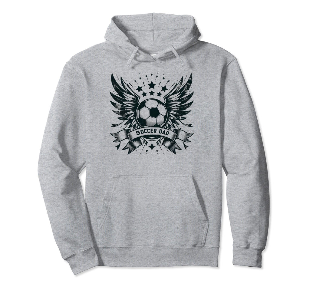 Soccer Dad Family Matching Dad Fathers Hoodie - Minimalist Print Men Women - T-Shirt, Sweatshirt, Hoodie