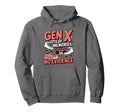 Gen X Lots Memories No Evidence Roller Hoodie - Unique Graphic for Adults - T-Shirt, Sweatshirt, Hoodie