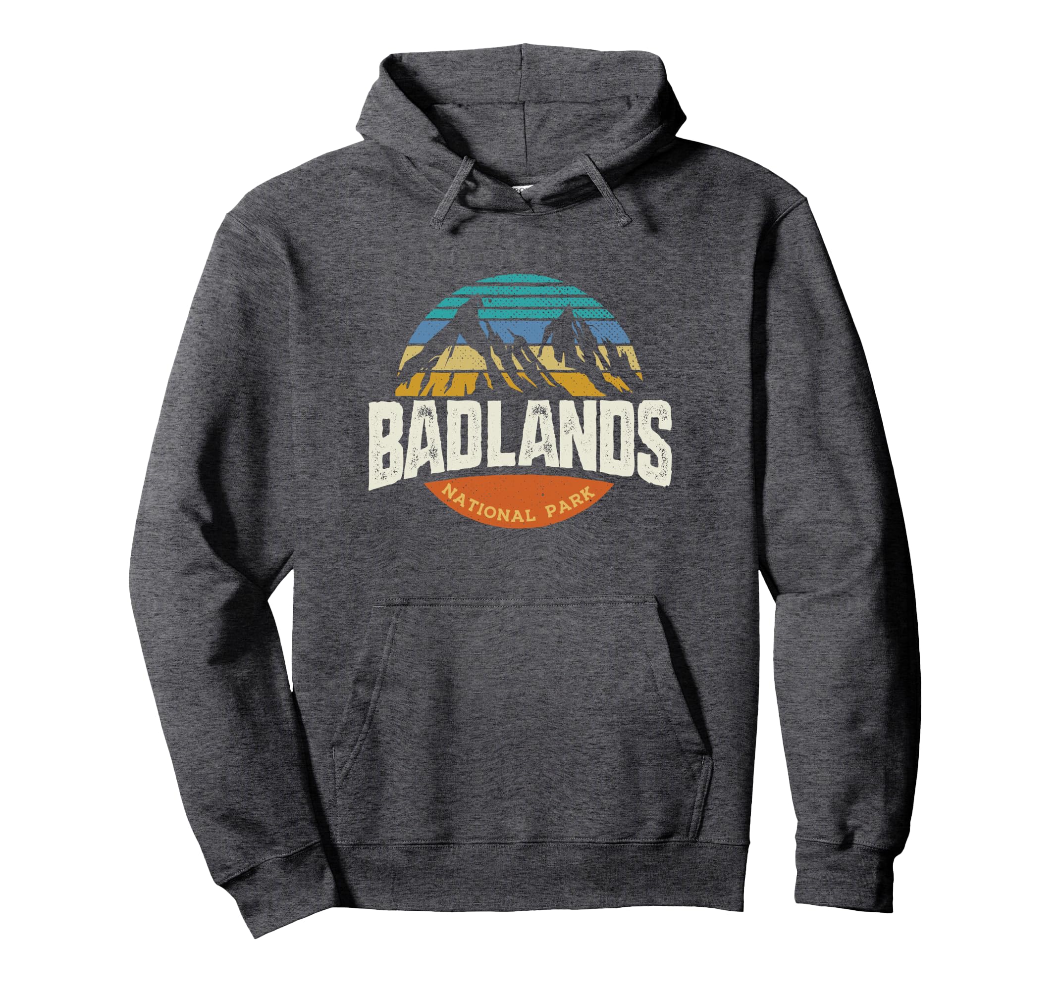 Badlands National Park Mountain Sunset Hoodie - Graphic Print Men Women - T-Shirt, Sweatshirt, Hoodie