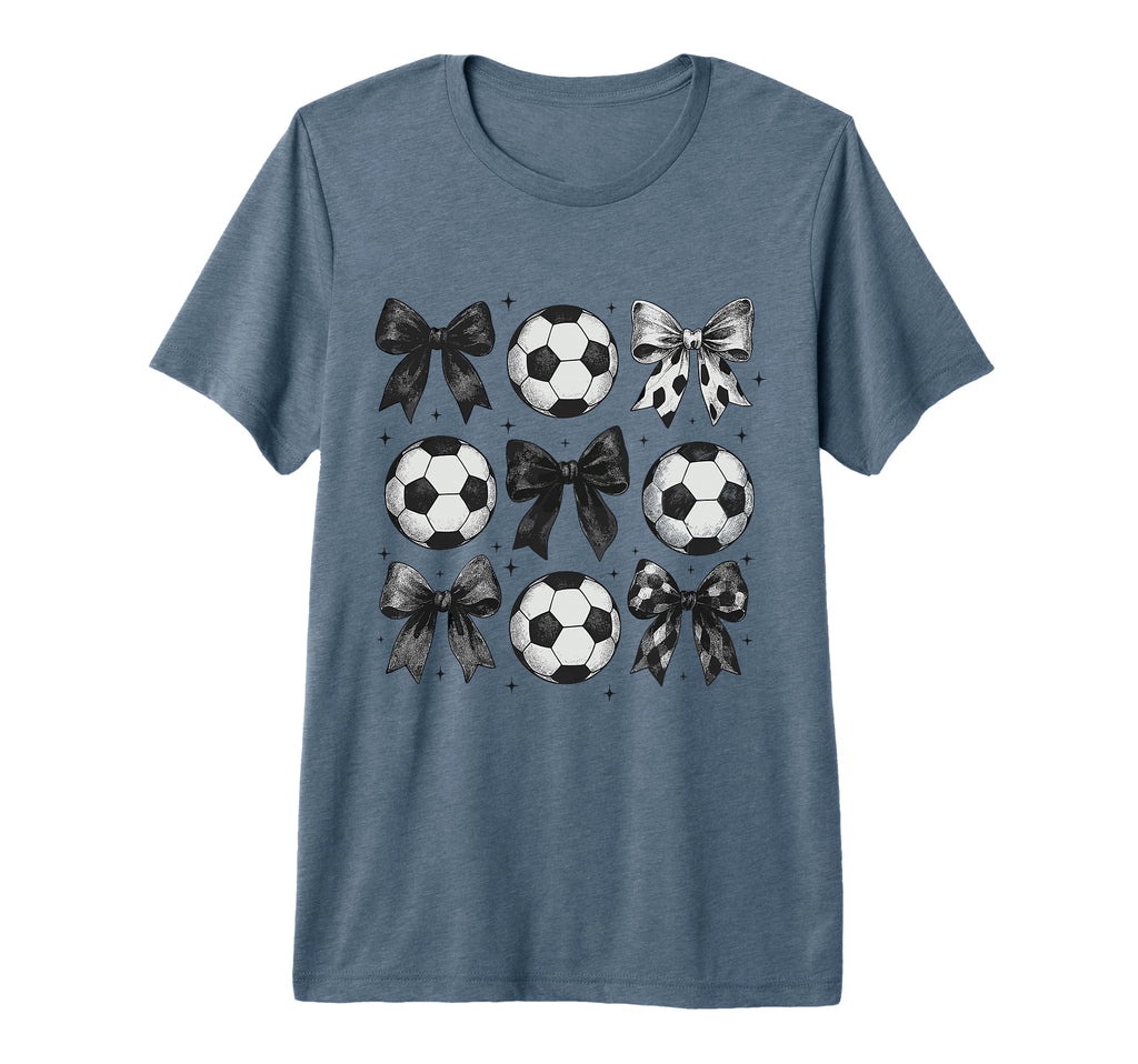 Soccer Coquette Bow Funny Soccer Bow T-Shirt - Streetwear Style Men Women - T-Shirt, Sweatshirt, Hoodie