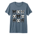 Soccer Coquette Bow Funny Soccer Bow T-Shirt - Streetwear Style Men Women - T-Shirt, Sweatshirt, Hoodie