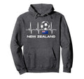 New Zealand Soccer Kiwi Football Hoodie - Novelty Apparel for Adults - T-Shirt, Sweatshirt, Hoodie