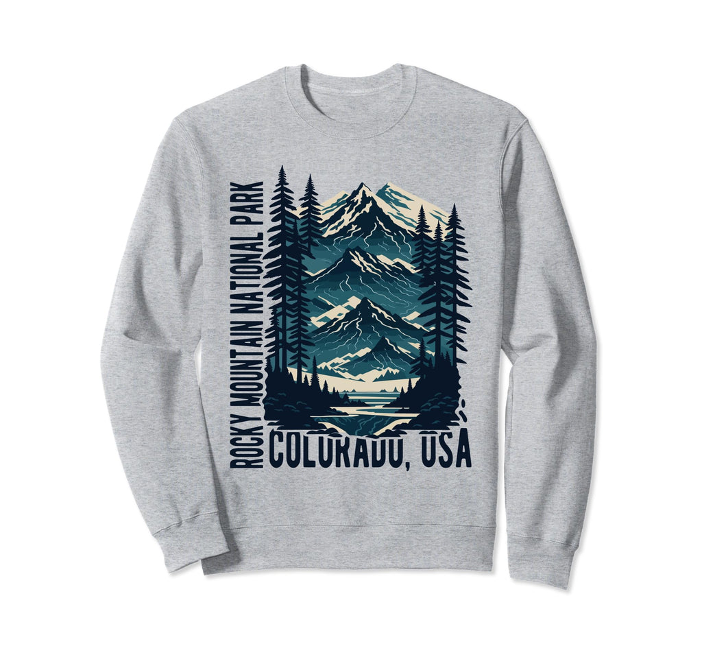 Rocky Mountain National Park Scenic Sweatshirt - Streetwear Style Unisex - T-Shirt, Sweatshirt, Hoodie