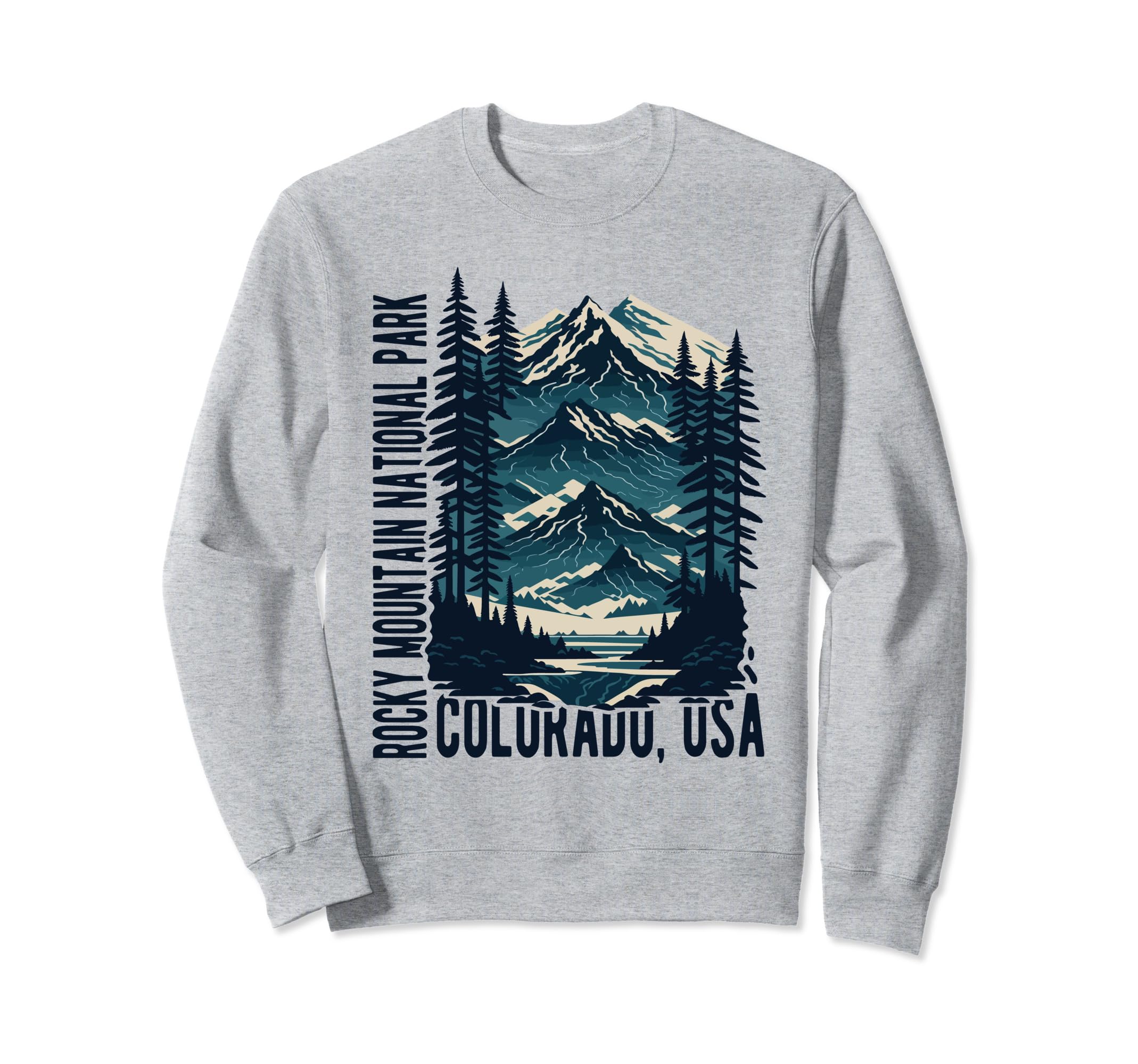 Rocky Mountain National Park Scenic Sweatshirt - Streetwear Style Unisex - T-Shirt, Sweatshirt, Hoodie