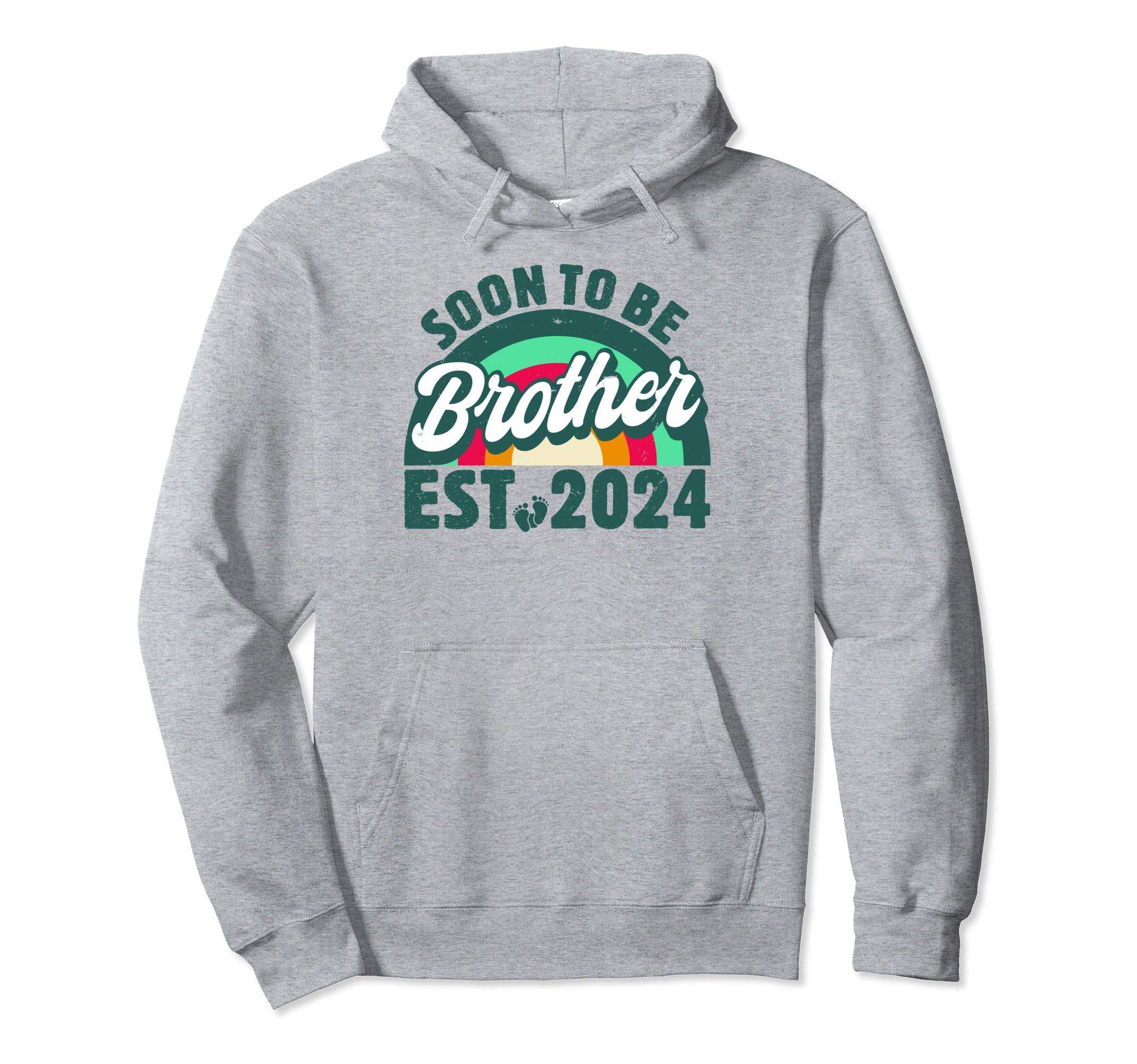 Soon To Be Brother 2024 First Time Hoodie - Novelty Apparel for Adults - T-Shirt, Sweatshirt, Hoodie
