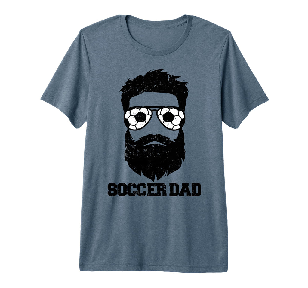 Mens Soccer Dad Funny Messy Hair Beard T-Shirt - Aesthetic Graphic Unisex - T-Shirt, Sweatshirt, Hoodie